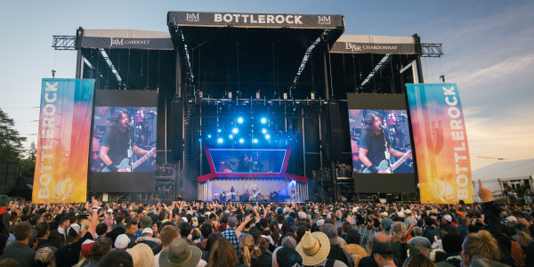 Best JaM Day at BottleRock showing BottleRock stage and crowd