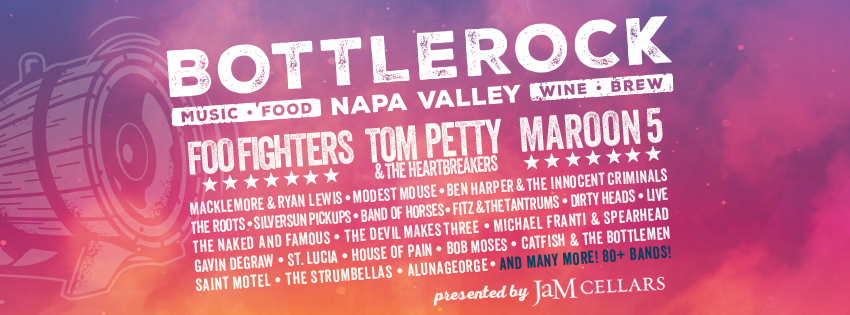 Poster of BottleRock Napa Valley Line Up