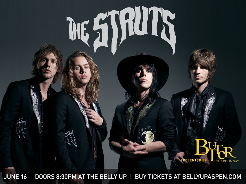 Poster of group "The Struts"