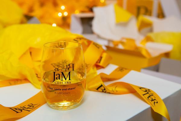 Glass of JaM Cellars Butter wine