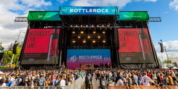 Best BottleRock Ever? BottleRock stage with crowd