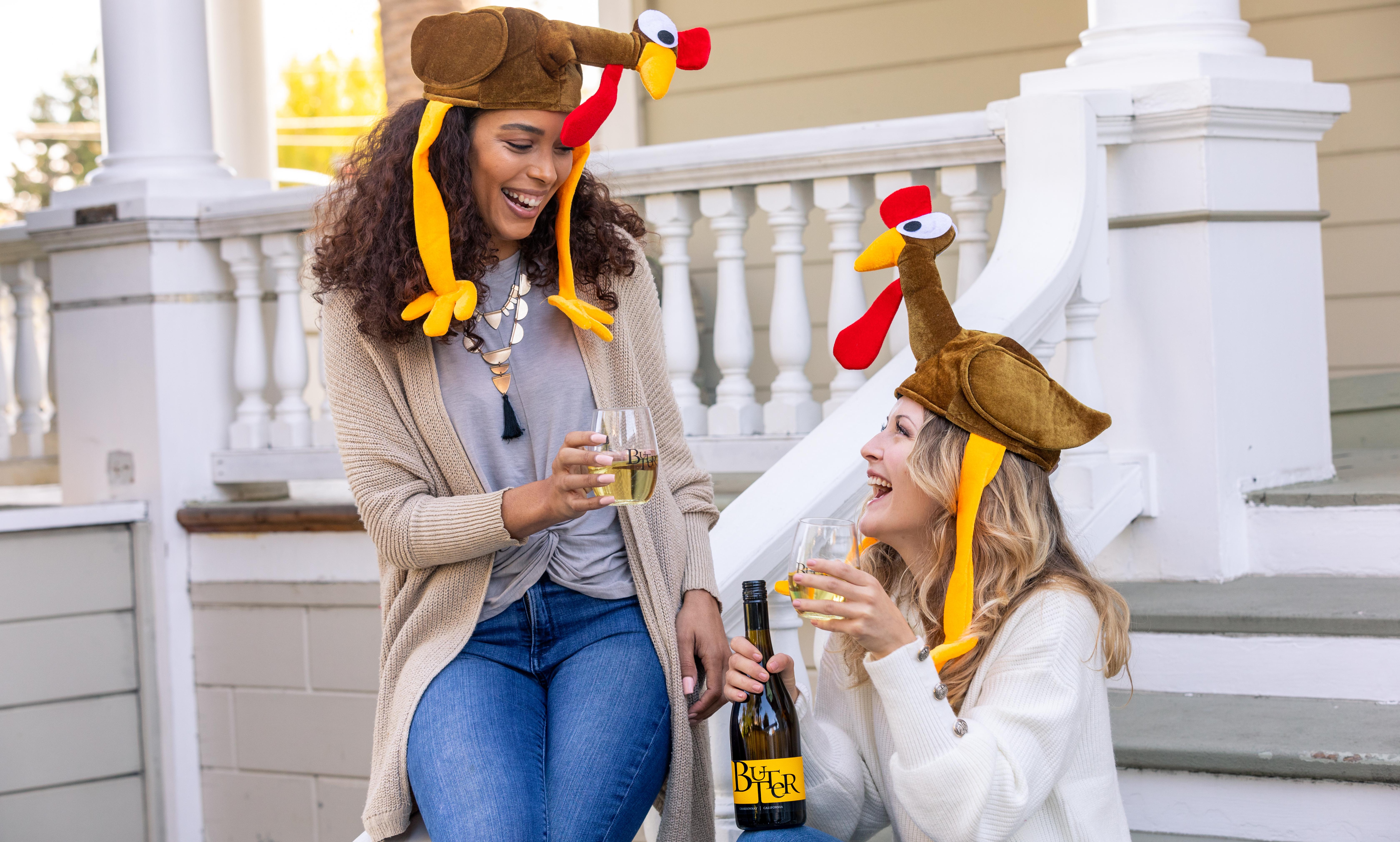 Two people enjoying JaM Chardonnay