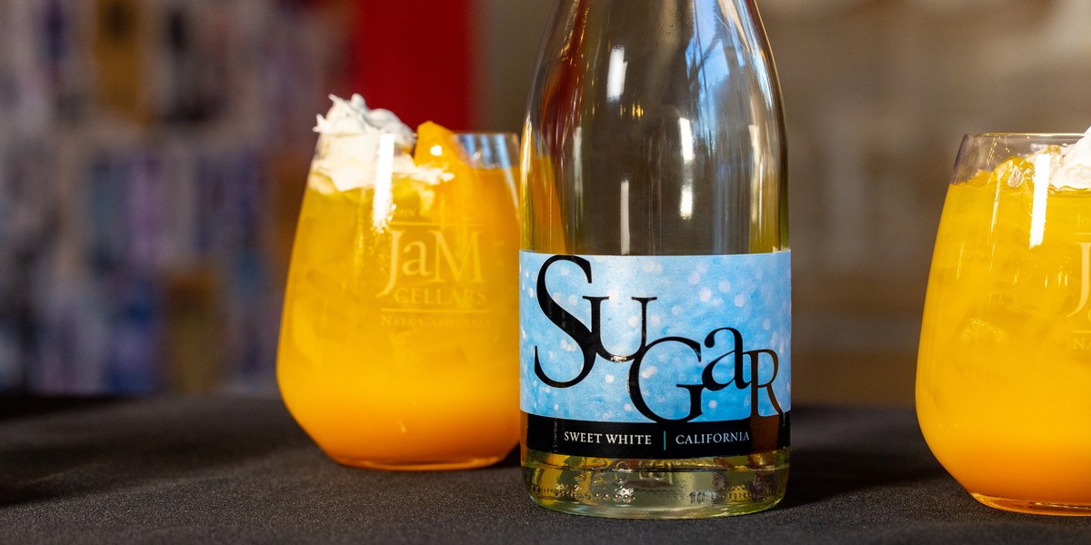 Concoction made with JaM Cellars' Sugar Sweet White