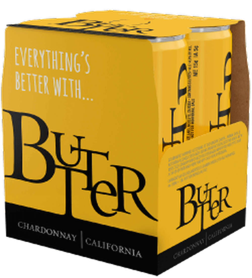 Butter Chardonnay, California - 4 Pack Cans